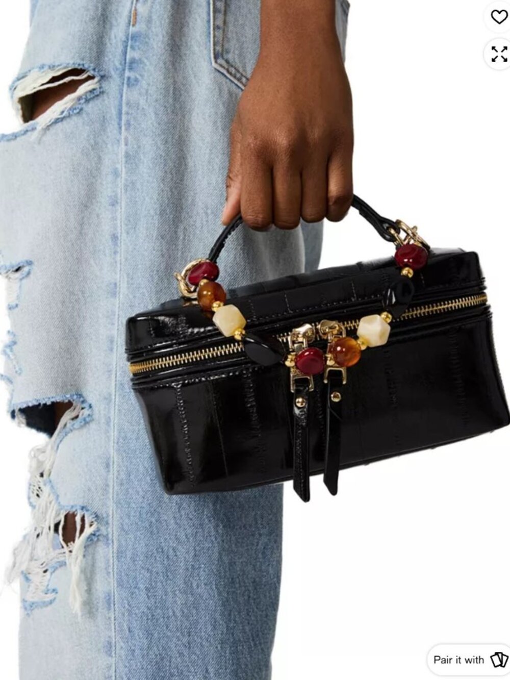 Steve Madden Bherra Zippered Vanity Handbag